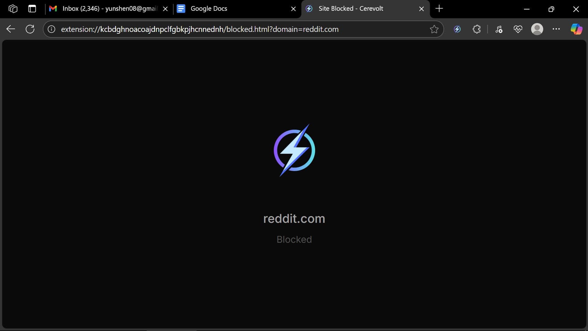 Cerevolt app screenshot
